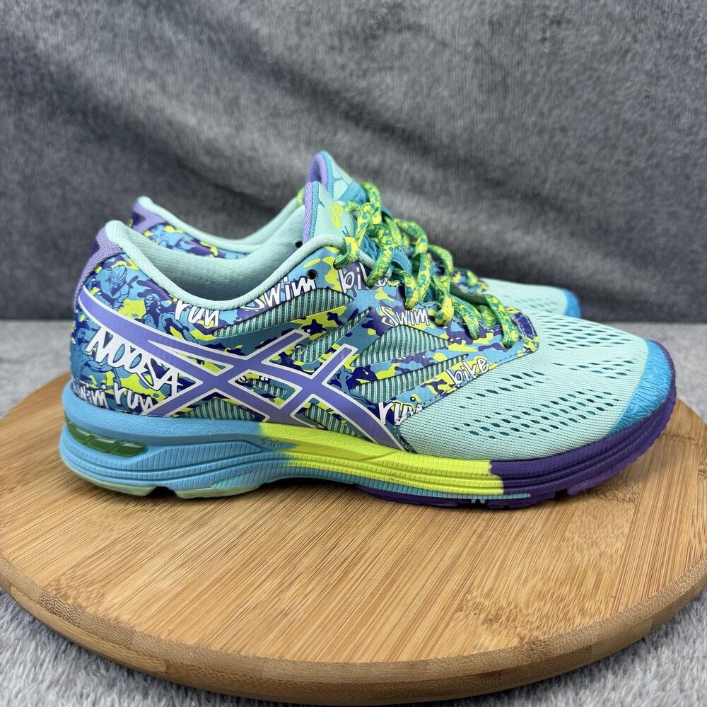 ASICS GEL-Noosa Tri Shoes Womens Size 7 Multicolor Camo Running Sneakers T580N